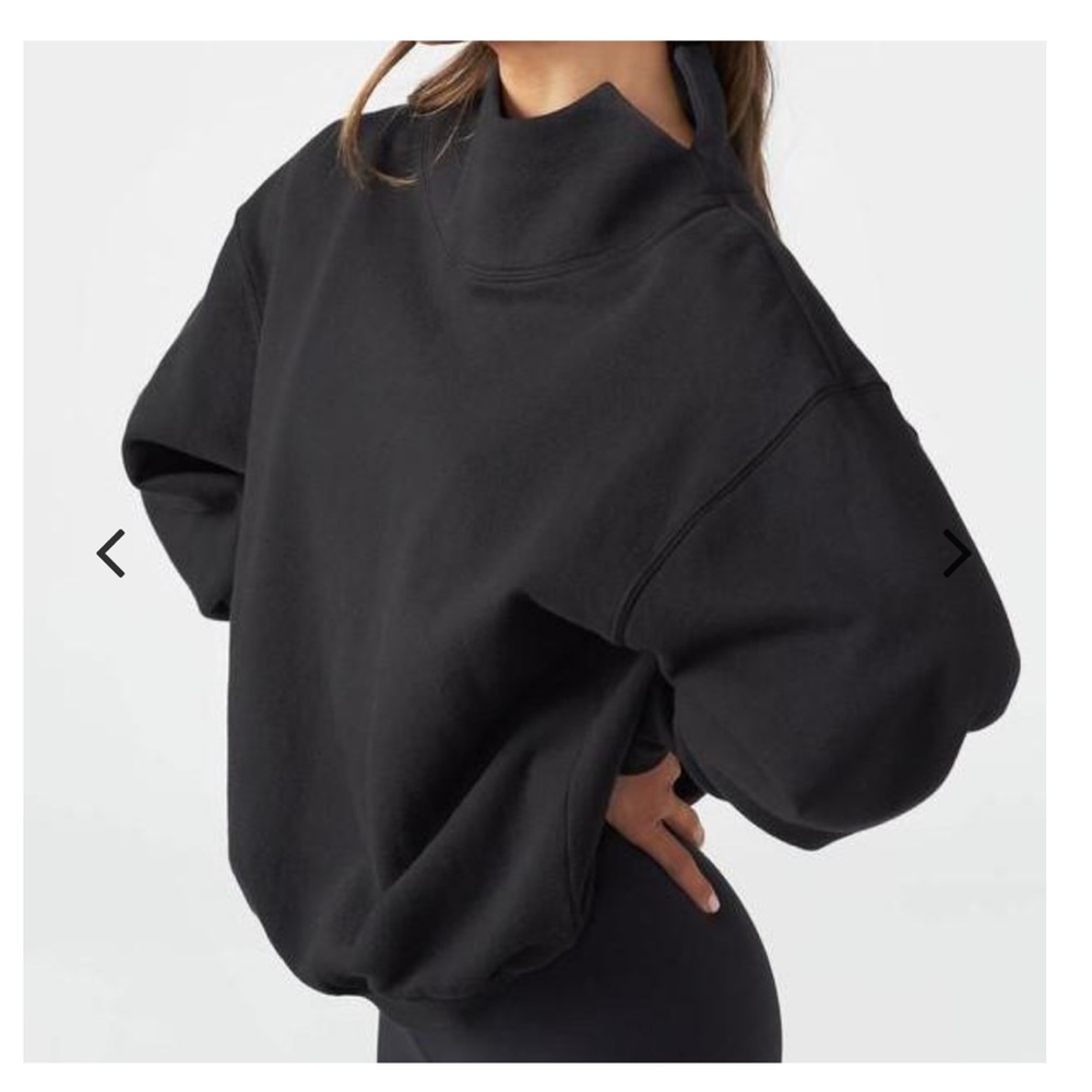 Joah Brown Oversized Turtleneck Sweatshirt